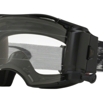 Oakley Airbrake Brille Jet Black Speed Klar RR mit Roll Off