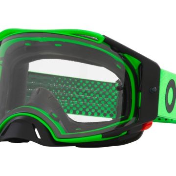 Oakley Airbrake Brille Moto Grün
