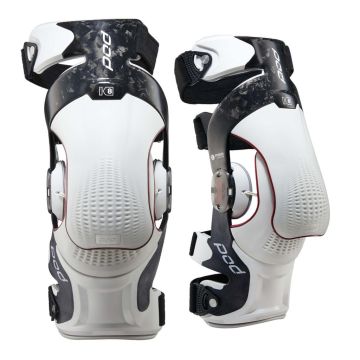 POD K8 Knieorthesen 3.0 Carbon Weiß