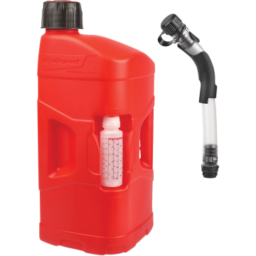 Polisport Benzinkanister mit Auslaufschlauch Rot 20L