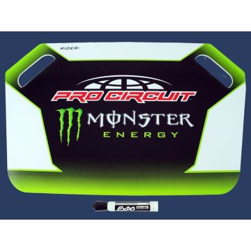 Pro Circuit Monster Energy Pitboard inkl. Stift Schwarz