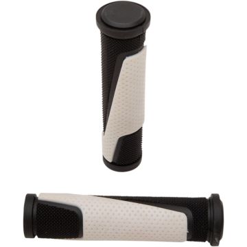 Progrip 807 MTB / ATV Griffe Weiß Schwarz DOUBLE DENSITY