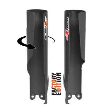 Racetech Factory Gabelschützer Schwarz KTM SX, SXF 125, 250, 350, 450 2023- / EXC 2024-