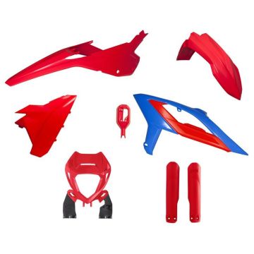 Racetech Full Plastik Kit Rot Blau Beta RR 125, 200, 250, 300, 350, 390, 430, 480 2023-2024