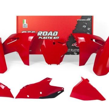 Racetech Full Plastik Kit Rot GasGas MC, MC-F 125, 250, 350, 450, 450 2021-2023