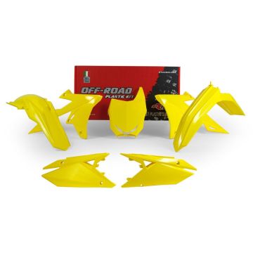 Racetech Plastik Kit Gelb Suzuki RMZ 450 2018- / 250 2019-