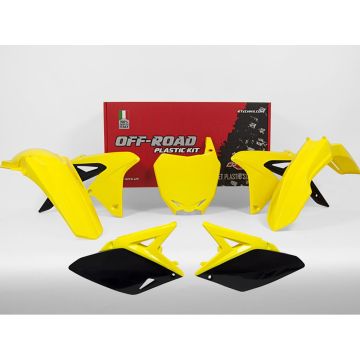 Racetech Plastik Kit Schwarz Gelb Suzuki RMZ 250 2010-2018 OEM2017