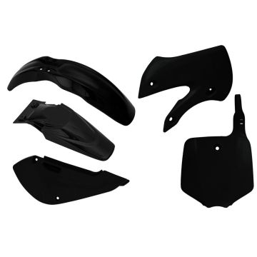 Racetech Plastik Kit Schwarz Kawasaki KX 65 2001-