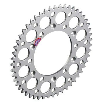 Renthal Aluminium Kettenrad KTM SX, SXF, EXC / Husqvarna FC, FE, TC, TE Silber 48-52 Zähne