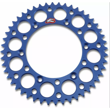 Renthal Aluminium Kettenrad Yamaha YZ, YZF 1999- 48-51 Zähne Blau