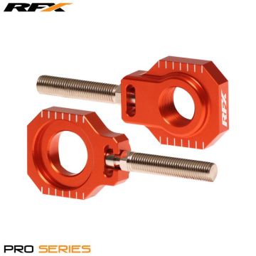 RFX Achsblöcke Orange KTM EXC TPI 125, 200, 250, 300, 350, 450, 525, 530, 500 2000- / SX SXF 2002-2012