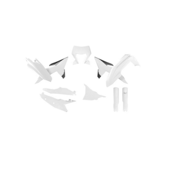 Rtech Full Plastik Kit Weiß für KTM EXC, EXC-F TBI 250, 300, 350, 450, 500 2026-