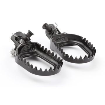 S3 Punk Stahl Fußrasten Schwarz KTM SX, SXF 125, 250, 300, 350, 450 2023- / EXC, TBI 2024-