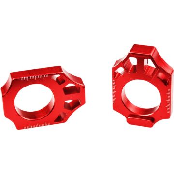 Scar Achsblöcke Rot Honda CR, CRF 125, 250, 450 2002-