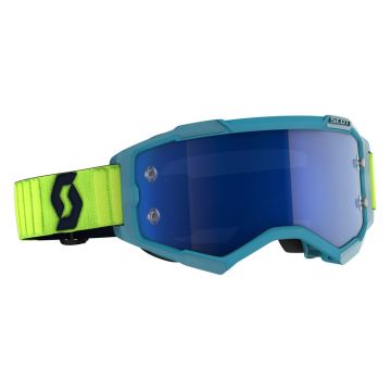 Scott Fury Brille Teal Blau - Neongelb