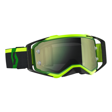 Scott Prospect Brille Schwarz Grün - Verspiegelt Gelb