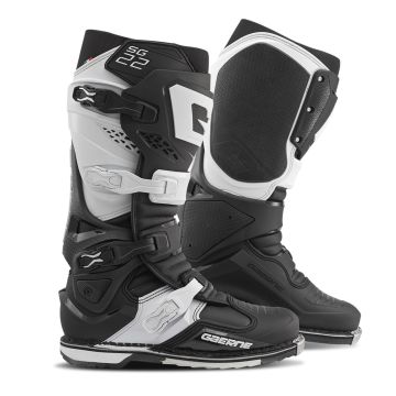 Gaerne SG 22 Motocross / Enduro Stiefel Schwarz Weiß