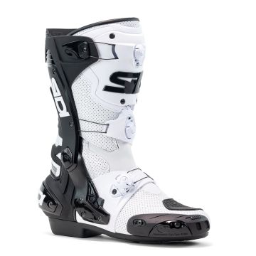 Sidi Rex Air Motorradstiefel Weiß Schwarz