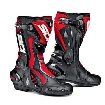 Sidi ST Motorradstiefel Schwarz - Rot