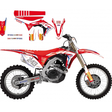 Team HRC Dekor + Sitzbankbezug Honda CRF 450 2017-