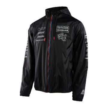 TLD Troy Lee Designs GasGas Team Windbreaker Jacke Schwarz