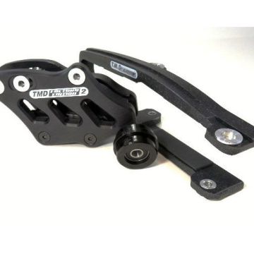TMD Teflon Schwingenschleifer/Kettenführung Set Schwarz Kawasaki KXF 450 2019-2023 / 250 2021-2024