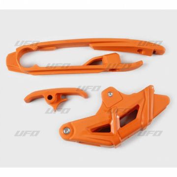 UFO Kettenführung + Schwingenschleifer Orange KTM SX, SX-F 125, 150, 250, 350, 450 2016-2022
