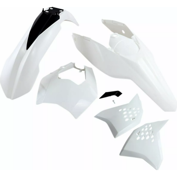 UFO Plastiksatz KTM EXC/EXCF 125, 250, 300, 400, 450, 530 2009-2011 Weiß