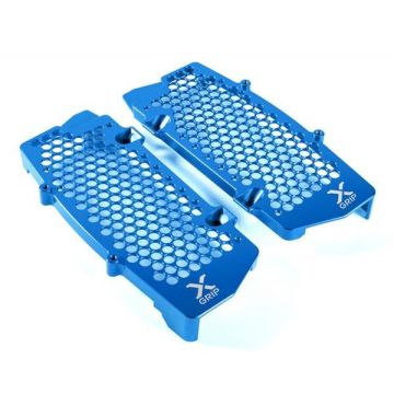 X-Grip Aluminium Kühlerschützer Blau KTM SX(F) 2016-2018 / EXC 2017-2019 / Husqvarna