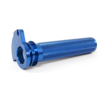 Zap Aluminium Gasgriffhülse mit Lager Blau Yamaha YZ 125, 250 / Suzuki RM