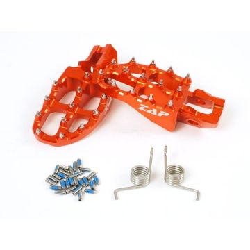 Zap E-Peg Fußrasten Orange KTM SX,SXF 125, 150, 250, 350, 450 2016-2022 / EXC 2017-2023