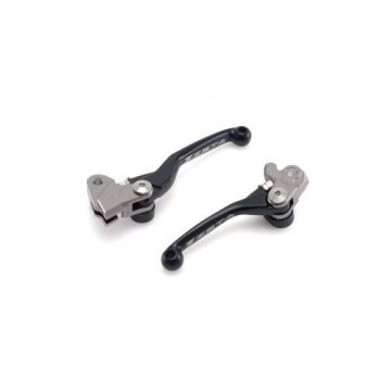 Zeta Flex Hebel Set Schwarz Kawasaki KX, KXF 2001-2012 / Yamaha YZ, YZF 2001-2012