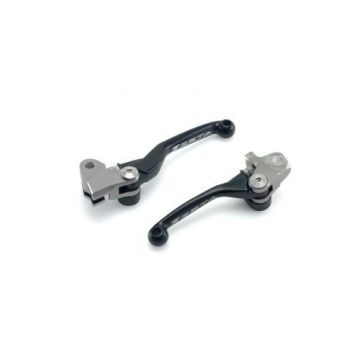 Zeta Flex Hebel Set Schwarz Kawasaki KXF 250, 450 2013-2017 / Yamaha YZ, YZF 125, 250, 450 2008-2017