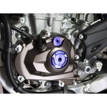 ZETA Inspektionsöffnungs-Schrauben Blau Suzuki RMZ 250, 450